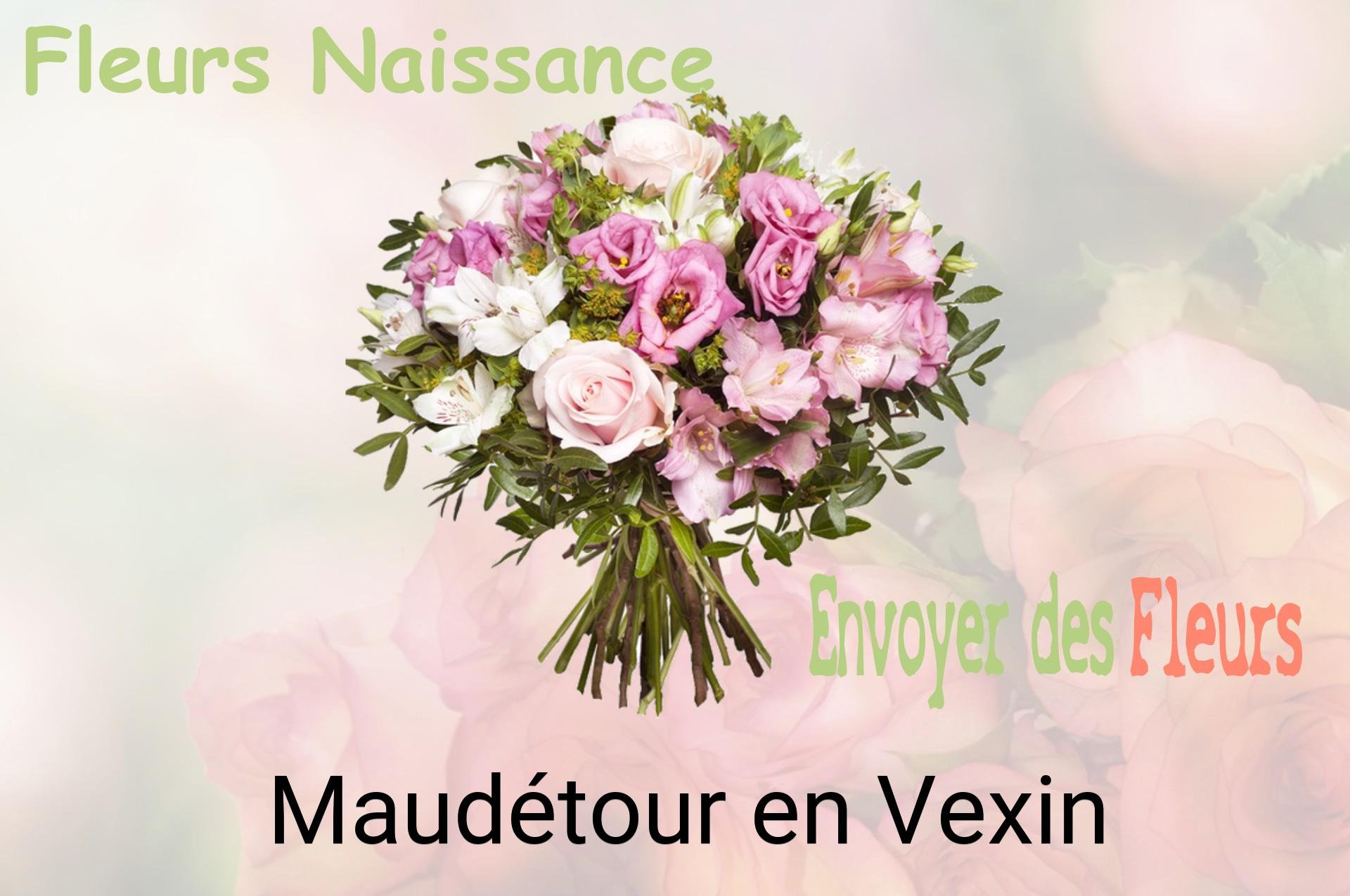 Bouquet de fleurs de naissance livré à Maudétour-en-Vexin